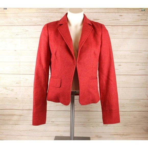 J. Crew Jackets & Blazers - 𝅺j. Crew Women's Size 6 Wool Blazer Coral Lined